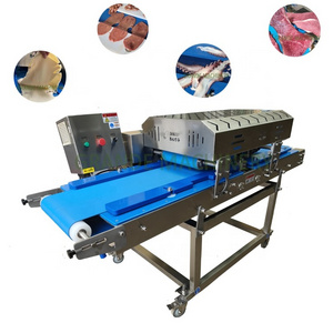 Horizontal Fresh Beef Jerky Slicer/Flake Pork Meat Chicken Breast Fish Squid Salmon Octopus Slicing Cutting Machine for Sale