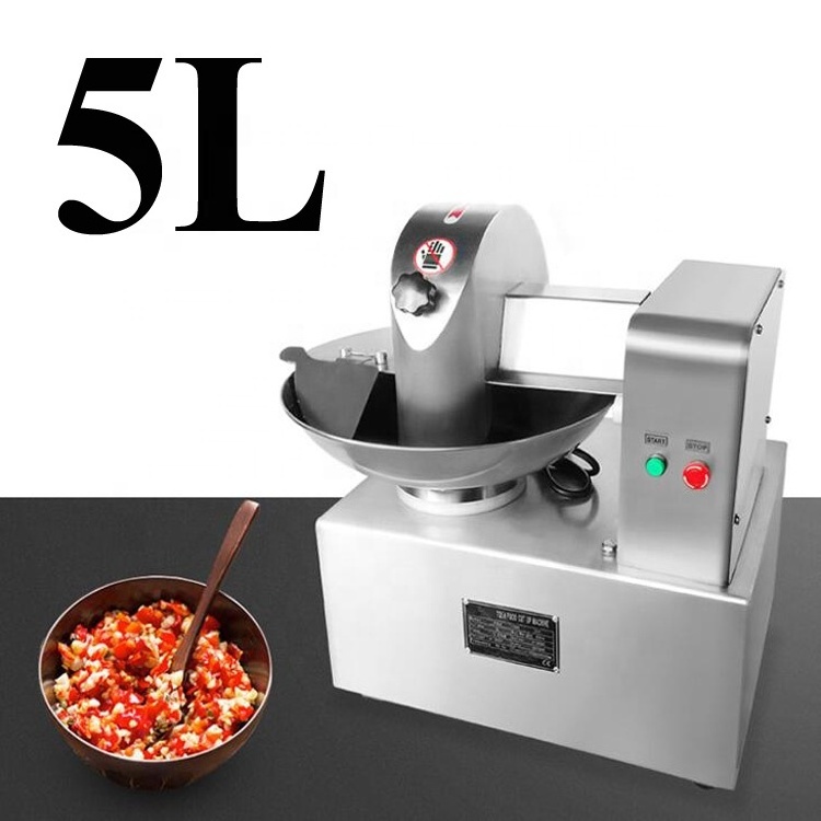 Electronic Hamburger Meat Emulsify Small Sausage Bowl Cutter Machinery Slicer Vegetable Bowl Chopper For Meat Grinder Price