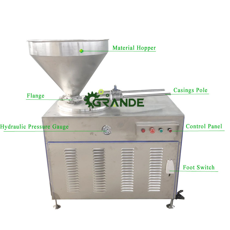 Automatic Electric Meat Quantitative Sausage Making Machine Sausage Filling Machinery Electric Meat Sausage Stuffer