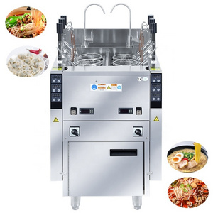 3/6/9 Heads Automatic Lift Up Pasta Boiler Noodle Cooker Boiling Station Restaurant Commercial Induction Spaghetti Ramen Cooking