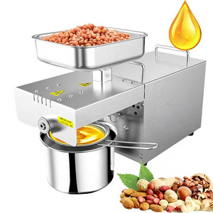 Automatic Moringa Seed Oil Extraction Machine Mini Oil Press Machine Home Small Olive/Peanut/Sunflower/Sesame Manual Oil Presser