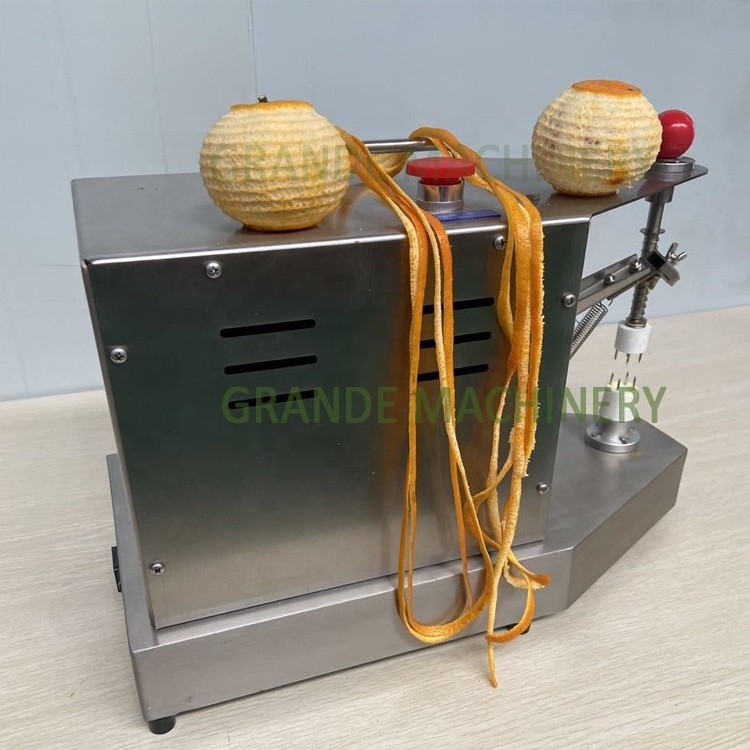 Factory Supply Desktop Commercial Small Lemon Peeling Machine Citrus Fruit Orange/Apple/Kiwifruit Fruit Skin Removing Machine