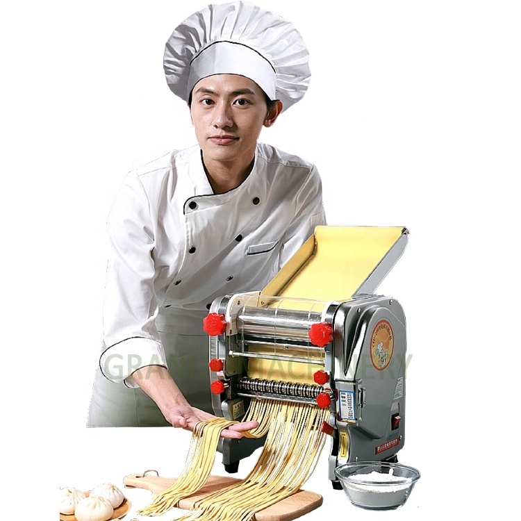 2023 Stainless Steel Small Commercial Electric Fresh Noodle Making Machine Ramen Pasta Maker Dough Roller Sheeting Machine Price