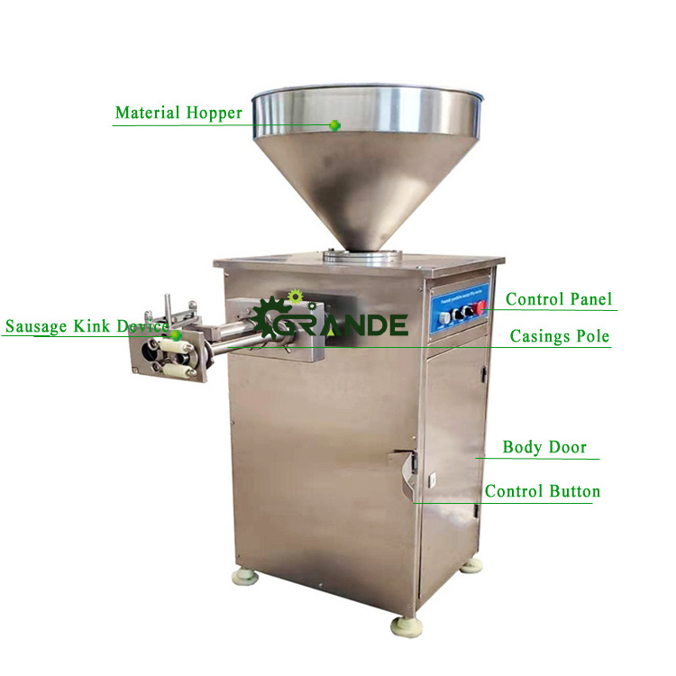 Automatic Electric Meat Quantitative Sausage Making Machine Sausage Filling Machinery Electric Meat Sausage Stuffer