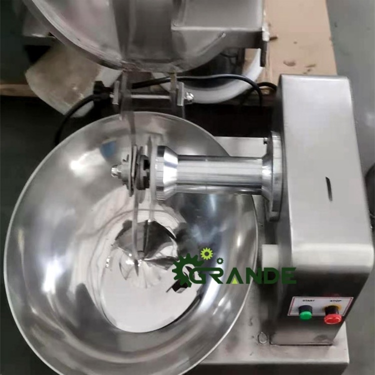 Electronic Hamburger Meat Emulsify Small Sausage Bowl Cutter Machinery Slicer Vegetable Bowl Chopper For Meat Grinder Price