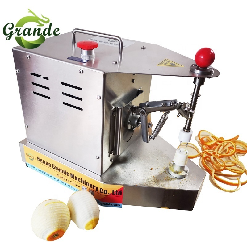 Stainless Steel High Efficiency Commercial Small Easy Operation Fruit Peeler Orange Lemon Peeling Machine for Sale