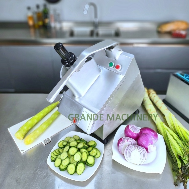 GRANDE Fruit Vegetable Cutting Machine Parsley Tomato Half Pepper Small Onion Carrot Cabbage Potato Cutter Cubing Slice Machine