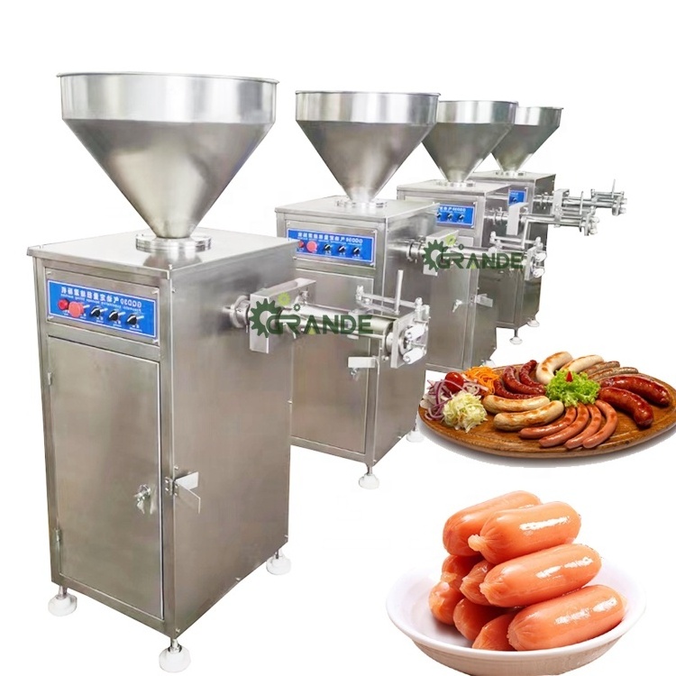 Automatic Electric Meat Quantitative Sausage Making Machine Sausage Filling Machinery Electric Meat Sausage Stuffer