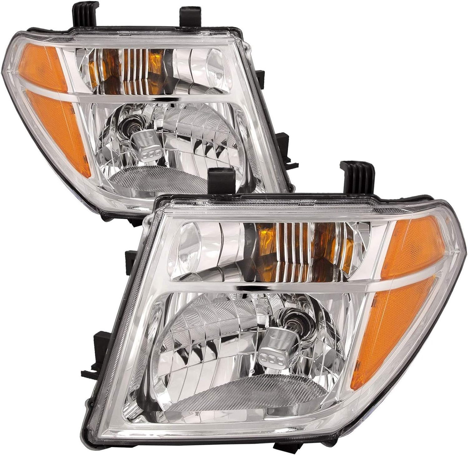 Apply To NISSAN Frontier 05-08  /Pathfinder 05-07 Head Lamp Assy  Black HOUSING AMBER CORNER HEADLIGHT Fit LHD