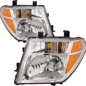 Apply To NISSAN Frontier 05-08  /Pathfinder 05-07 Head Lamp Assy  Black HOUSING AMBER CORNER HEADLIGHT Fit LHD