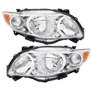 auto parts headlamp headlight Apply to Toyota Corolla 2009 2010 headlight head lamps lights USA TYPE