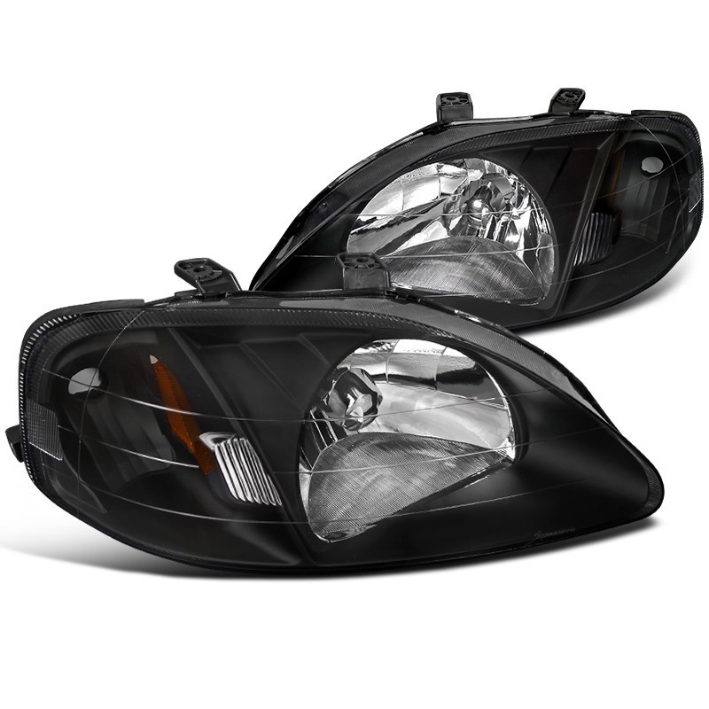 Apply To NISSAN Frontier 05-08  /Pathfinder 05-07 Head Lamp Assy  Black HOUSING AMBER CORNER HEADLIGHT Fit LHD