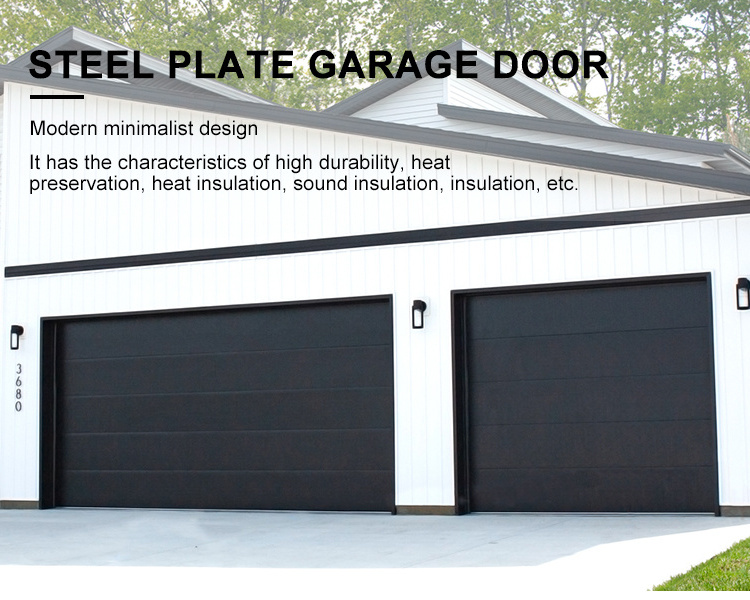 Infinity Flush Panel Smooth Aluminum Garage Door with Horizontal Modern roll up garage doors lowes