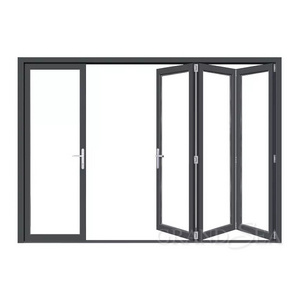 Sliding patio blinds folding aluminum accordion doors prices  with fly net