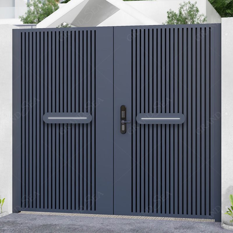 European Temple Main Privacy Double Electric Aluminium Modern Entrance Swing Garden Gate