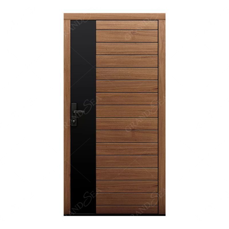 Security steel doors for houses pivot door main entrance for home front walnut exterior pivot doors