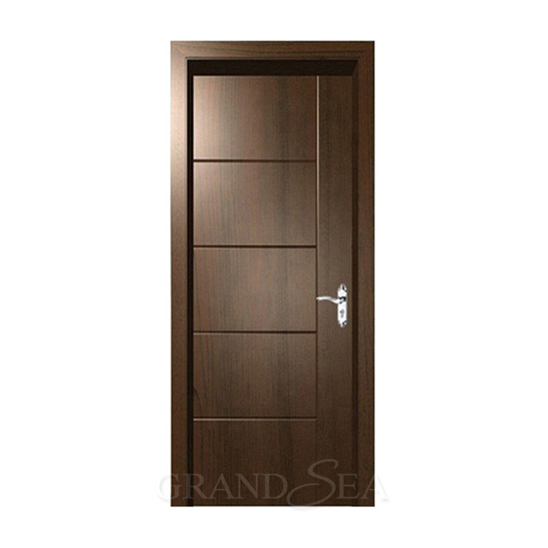 High Quality Cheap Price Room Prehung Modern Design Entry Teak Solid WPC PVC Interior Wood Door