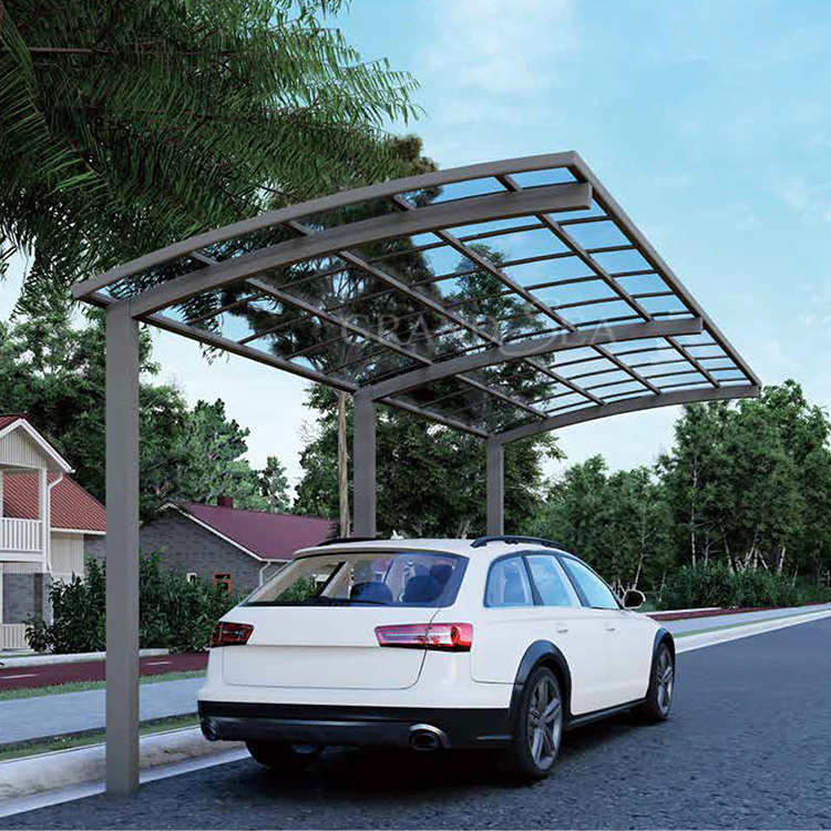 Free Standing Heavy Duty Custom Single Two Three Car Cheap Metal Carports