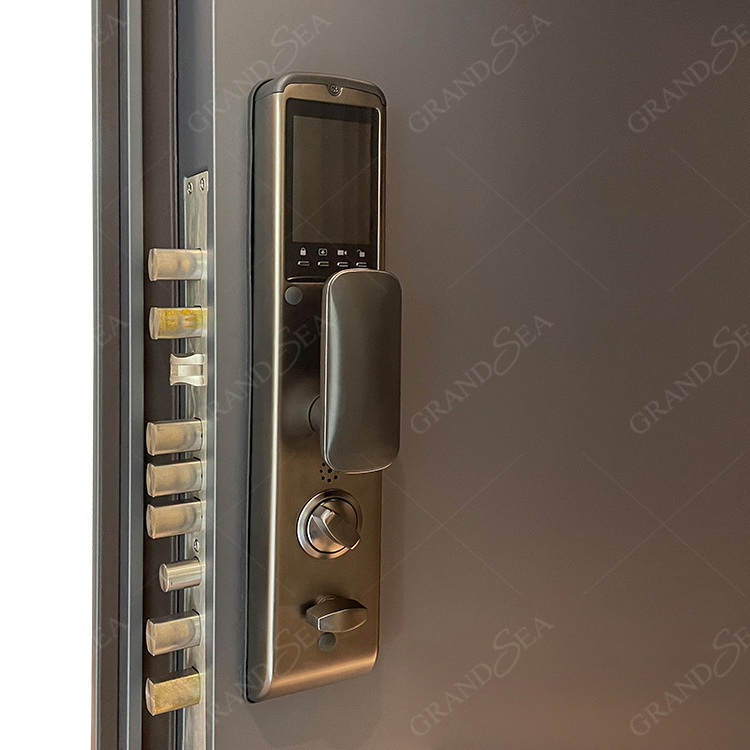 Jamaica Corrosion Resistant Anti-theft Cheap Exterior Security Steel Door Steel Door For Main Entrance