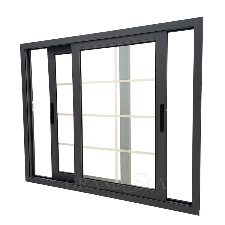 Aluminium sliding window system/sliding doors with aluminum window frame parts