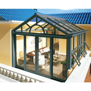 Slant Roof Winter Garden Sunroom Conservatory,Glass House 4 Season Outdoor Glass Room Sunroom Used Sunroom