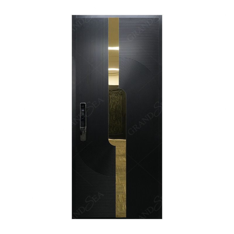 Fancy Design Inexpensive Customized Aluminum Alloy Interior Swing Doors For Residence Modern Security Pivot Door