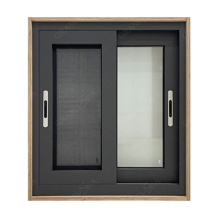 High quality sliding window aluminum with insert blinds and timber reveal with double glazed Australia standard