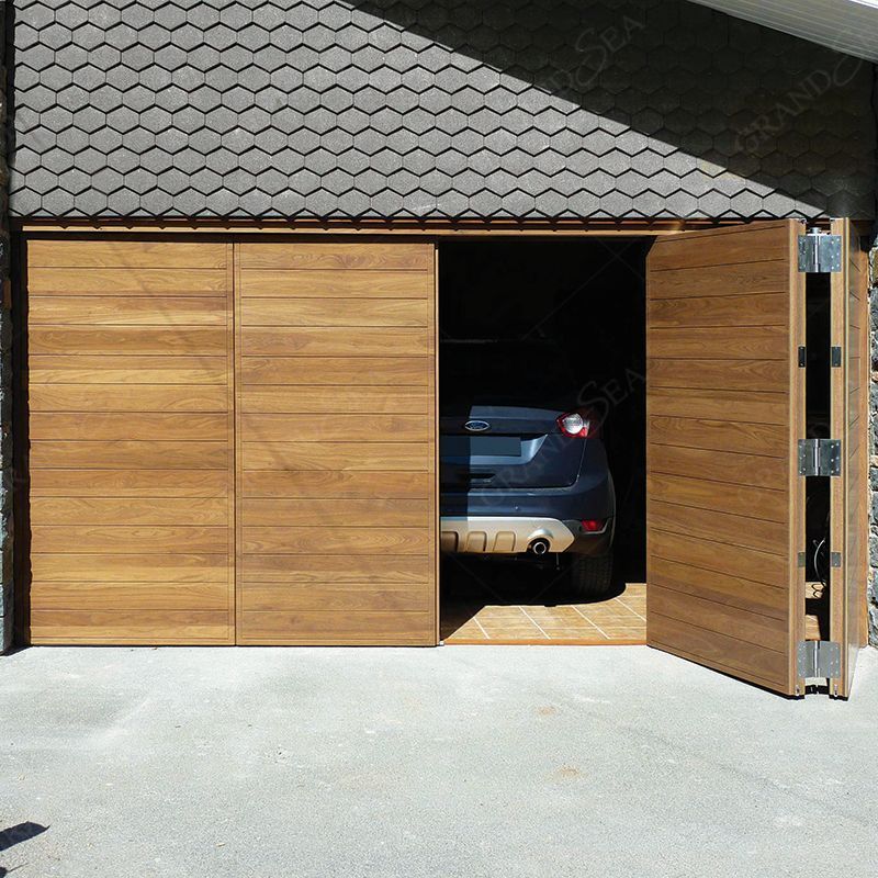 Customized Aluminum Alloy Modern Garage Door Automatic Bifold Overhead 9x9 garage door