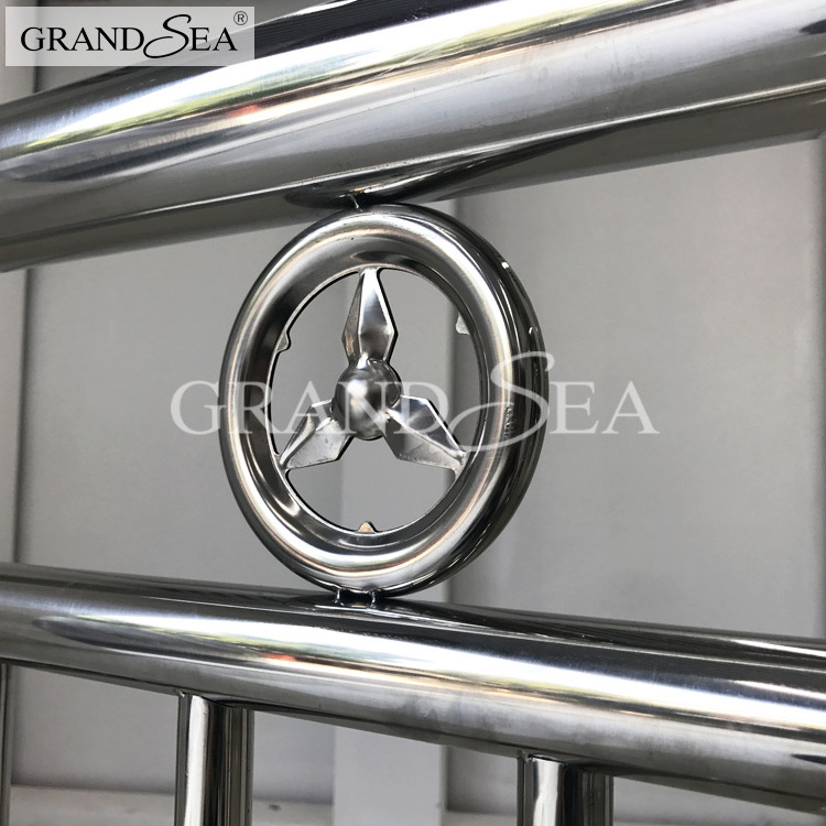 Prices of grade 304 mirror stainless steel handrail design