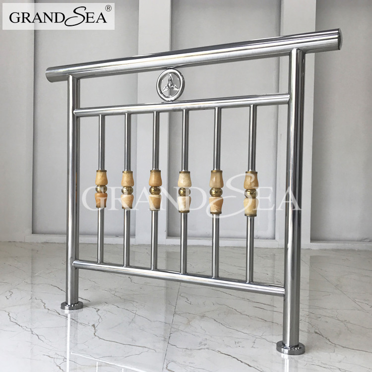 Prices of grade 304 mirror stainless steel handrail design