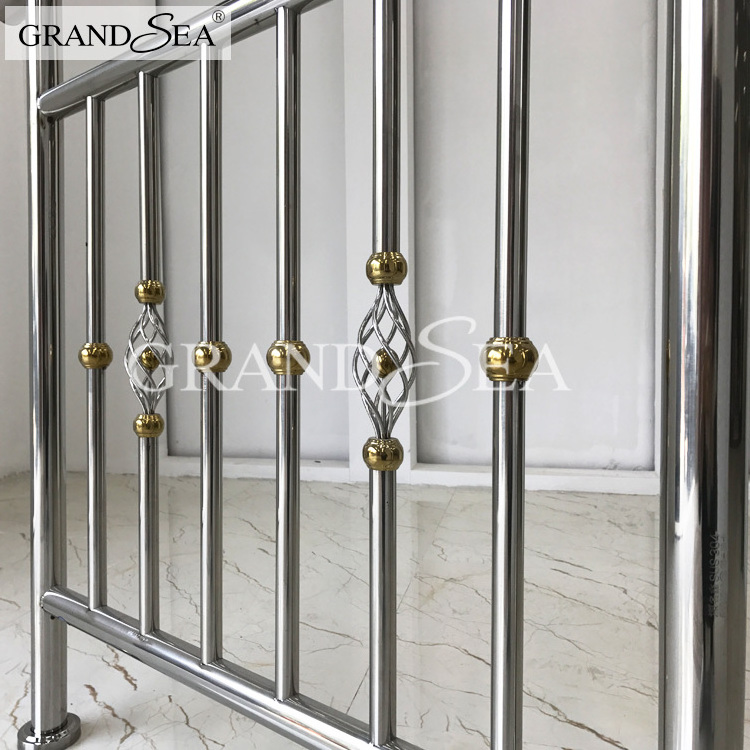 Cheap prices of grade 304 balcony stainless steel railing system design