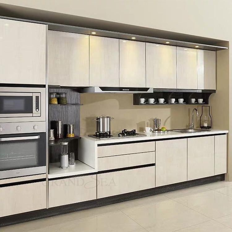 Wholesale modern kitchen design ready made cheap kitchen cabinets in china