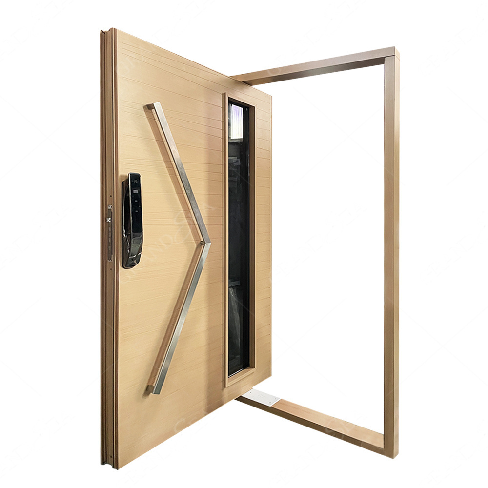 Best Quality Modern Design Pivot Doors Modern Entry Aluminum Panels New Style Interior Front Entry Pivot Door