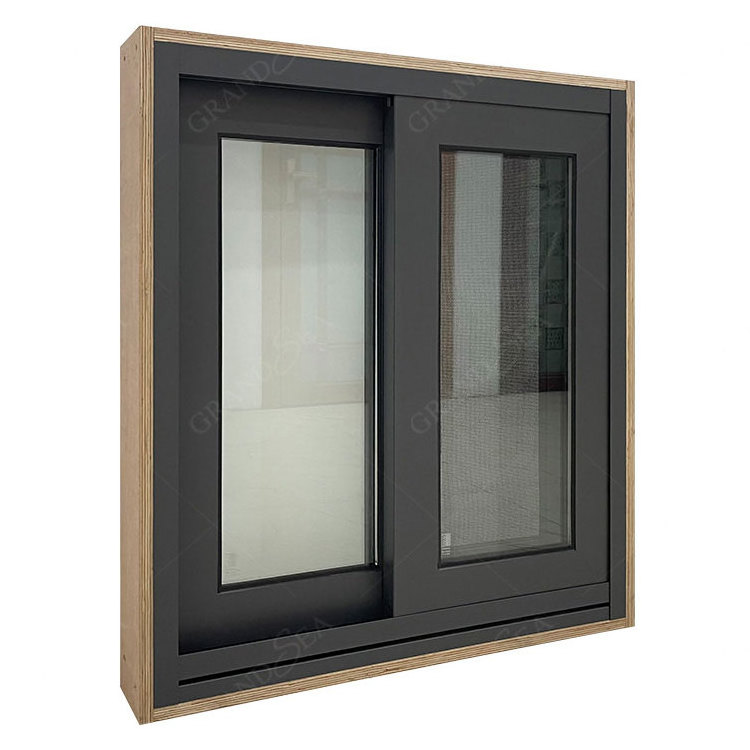 Factory Wholesale Price Double Glazed Sliding Window with Mosquito Net For Office Glass Windows with Mosquito Net