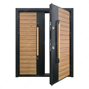 Grandsea Door Manufacturer Main Entrance Security Metal Turkish Style China Exterior Steel Double Doors