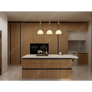 Productos De Cocina Novedosos Wood Grains Cupboard Organizer Pantry Unit Kitchen Cabinet With Sink Kitchen Cabinets Solid Wood