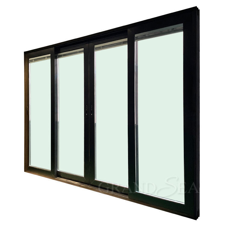 High Quality Pivot Glass Aluminum Blinds Shutter  Interior Noiseless Sliding Door Price Philippines