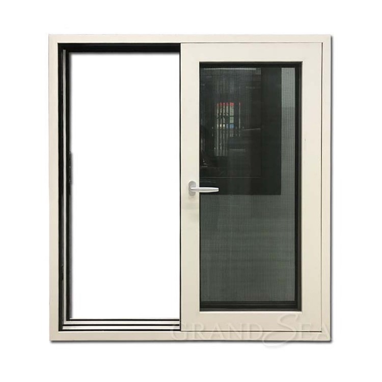 Aluminum Sliding Windows Super Sell Window Three Rail Double Tempered Gglass Window With Stainless Steel Wire