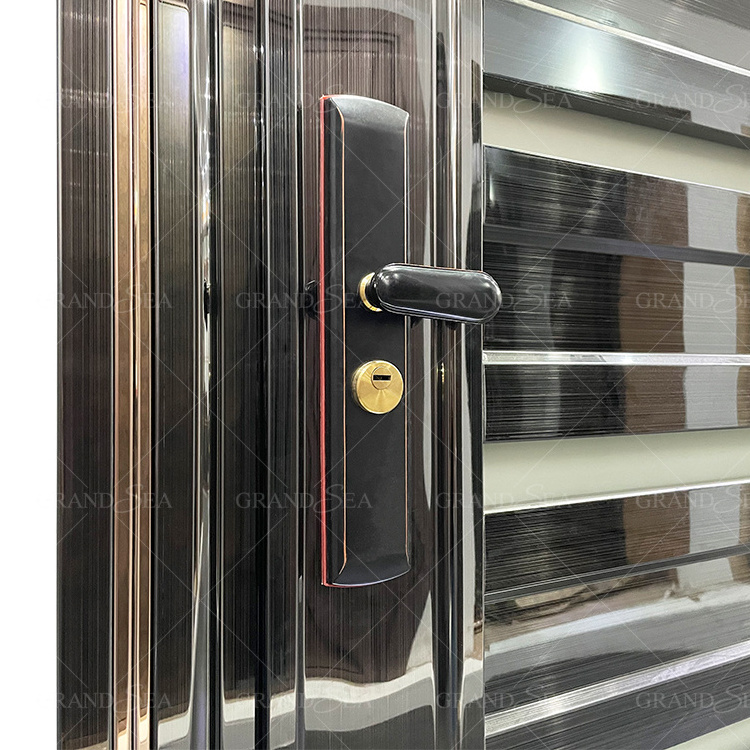 luxury stainless steel storm door entry door