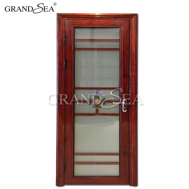 custom aluminium internal toilet glass doors