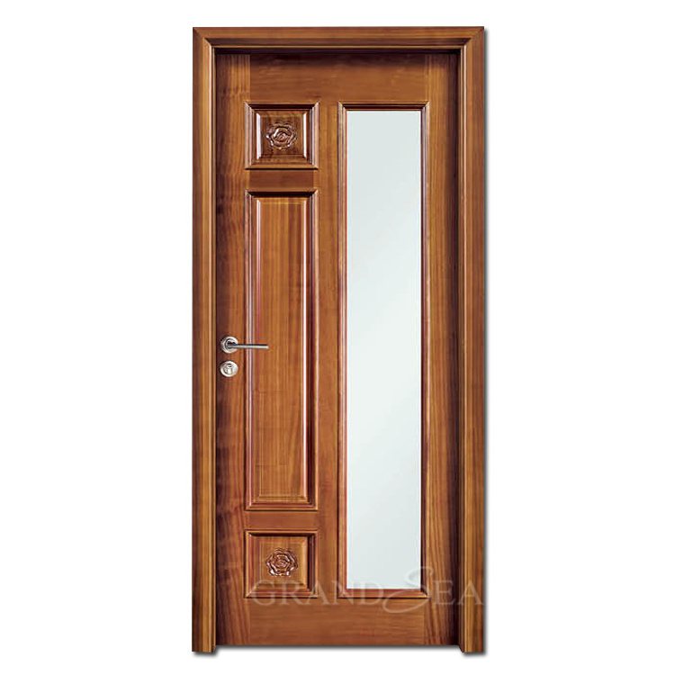 Typical palace style Africa rosewood exterior craving solid wood door designs