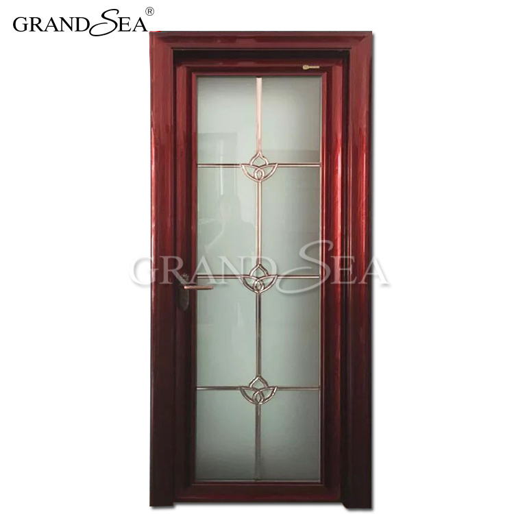 custom aluminium internal toilet glass doors