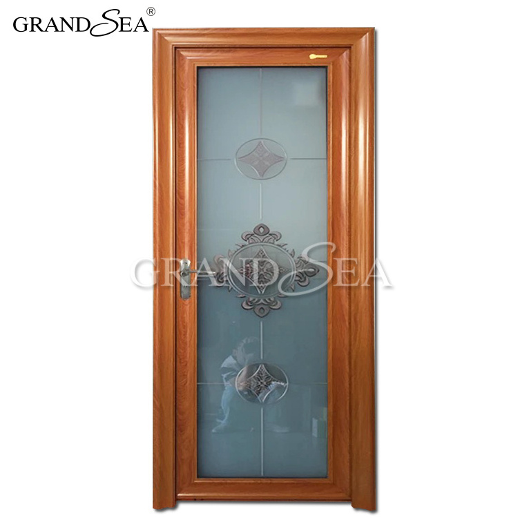 custom aluminium internal toilet glass doors