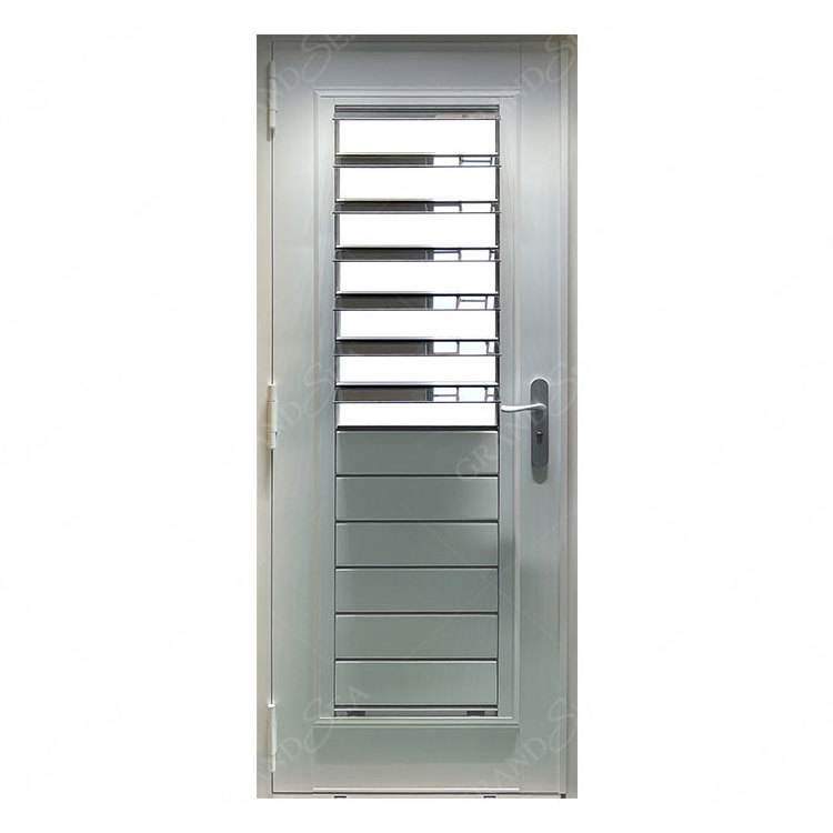 Exterior Caribbean Countries Building Hurricane Proof Decorative Open-able Aluminum Louver Window Door Shutter