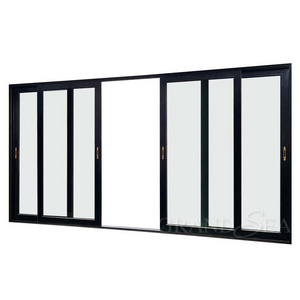 Professional manufacturer thermal break aluminum glass doors sliding door Philippines price house main door designs