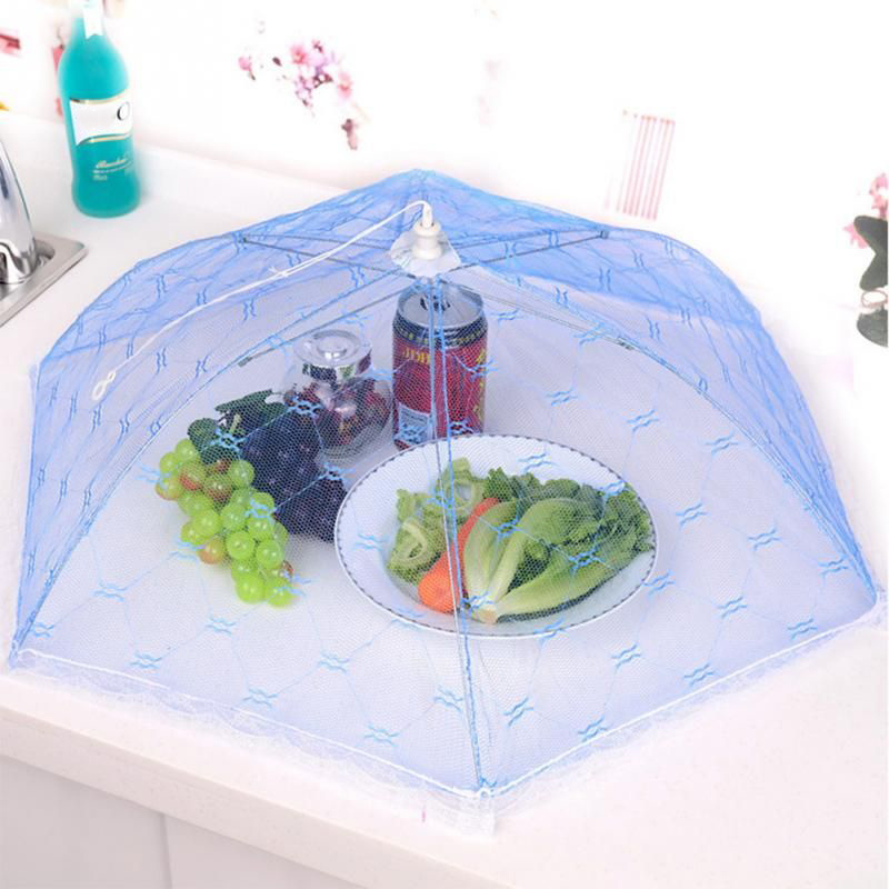 New arrival Hexagon gauze Food Covers Umbrella Style Anti Fly Mosquito Kitchen cooking Tools meal cover table mesh