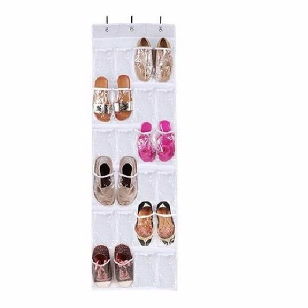 Pocket Home Over The Door Hanging Organizer Storage Holder Rack Closet Shoes