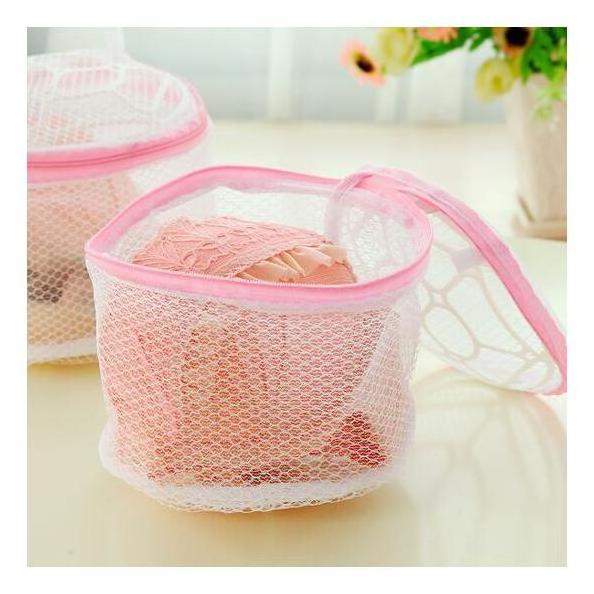 Folding Custom Underwear Bra Washing Bag Washing Bag For Underwear White Belt Bra Small Wash Bags For Basket