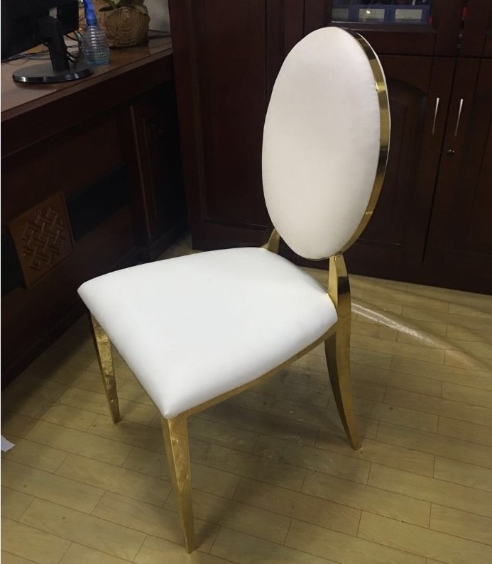 Stainless steel dining clear for banquet chiavari luxury king wholesale event cheap gold chair and tables throne wedding chairs