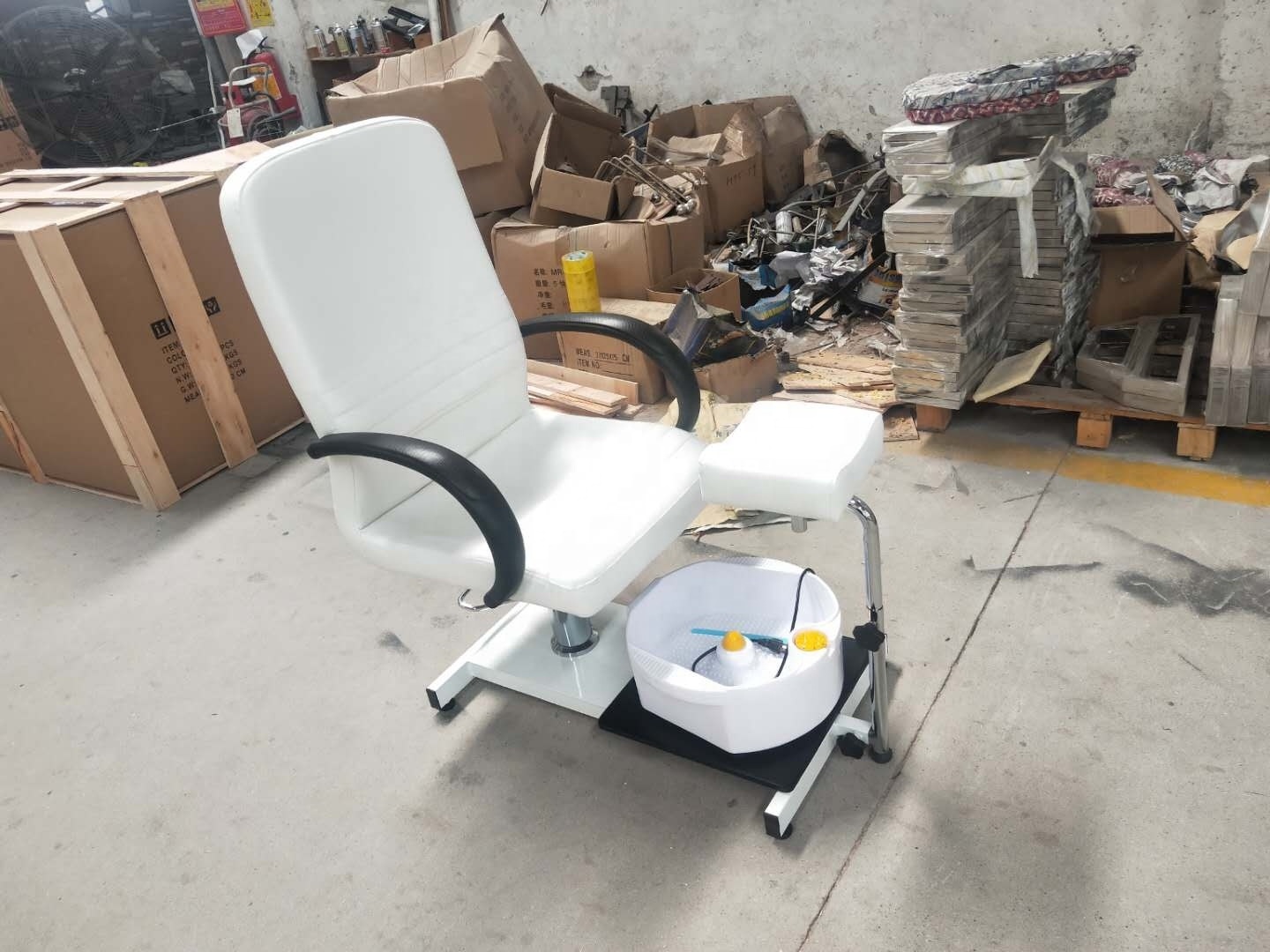 Great Foshan Factory Cheap White Pedicure Spa Chair For Sale